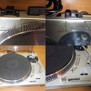 Gemini XL-500 Ⅱ ターンテーブル - DJギア