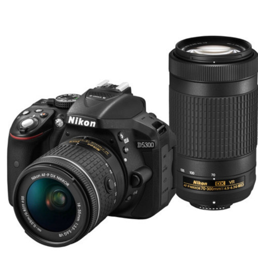 【美品】NIkon D5300 ダブルズームキット一眼レフ（オマケ多数）