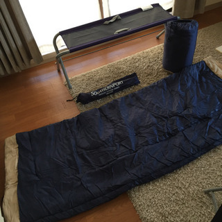 ロングチェアー 折り畳み椅子 寝袋2個
