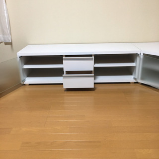 ★新生活応援セット★ お洒落なダイニングセット【日本製】テレビ台  配線コードすっきりTVボード  130センチ幅