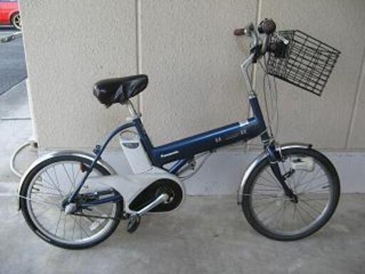 〔中古〕２０インチ電動ミニ自転車（パナソニック製）