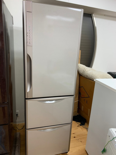 HITACHI 大型冷蔵庫　2014年製　R-K370EV 5月まで保証付き