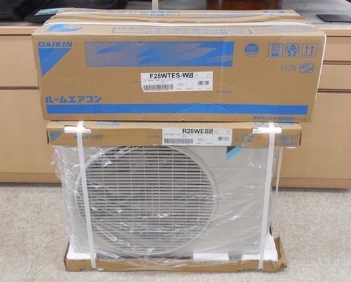ルームエアコン 10畳用 冷暖房 2019年頃 ダイキン 未使用品 S28WTES (F28WTES-W5/R28WES5) ペイペイ対応 札幌市西区西野