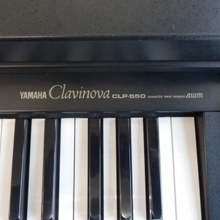YAMAHAクラビノーバ　CLP-550 電子ピアノ ヤマハ CLP-550 1989年イス付き 88鍵盤 クラビノーバ