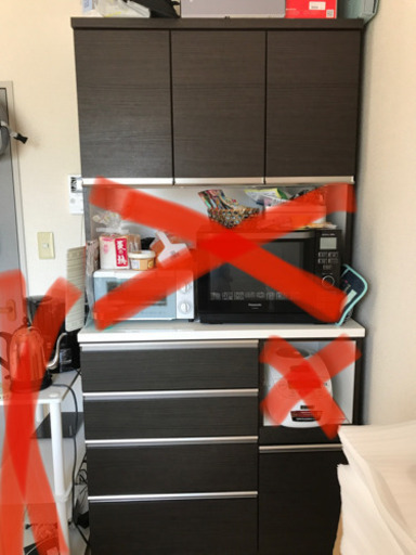 【購入者決定済】ニトリ キッチンボード 食器棚