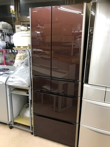 美品！！　日立　５２０リッター　６ドア大型冷蔵庫　フルスペックモデル！！　９９，８００円