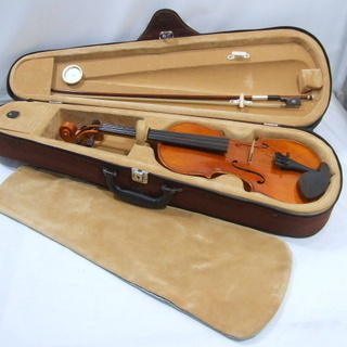 メンテ済み 良音 虎杢 Luthes Paris ANDANTE バイオリン 分数3/4 未使用 弓 クロムコア弦搭載 フランスメーカー 中古バイオリン 愛知県清須市 手渡し 全国発送対応 メンテ済み 良音 虎杢 Luthes Paris ANDANTE バイオリン 分数3/4 未使用 弓