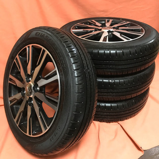 値下げ‼️136-2ダンロップ155/65R14ダイハツ純正アルミホイール付4本