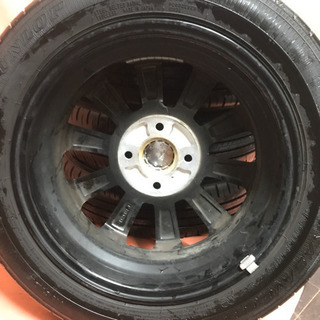 値下げ‼️136-2ダンロップ155/65R14ダイハツ純正アルミホイール付4本 