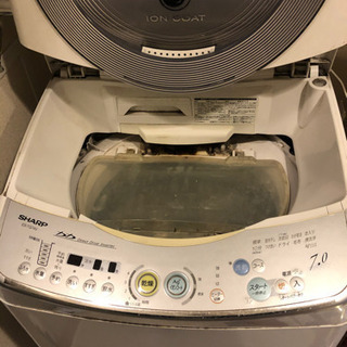 シャープ洗濯機　7キロ