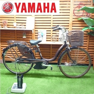電動自転車 26インチ ヤマハ パス ナチュラ エム デラックス 新基準  
