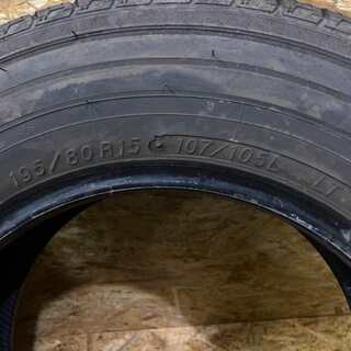 YOKOHAMA JOB RV52 195/80R15 107/105L LT 15インチ 夏タイヤ 4本 2019年製 ハイエース キャラバン等　(VTE111) クレジットカード QR決済可能