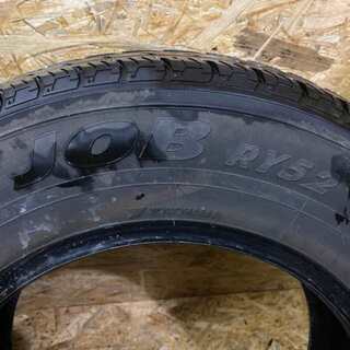 YOKOHAMA JOB RV52 195/80R15 107/105L LT 15インチ 夏タイヤ 4本 2019年製 ハイエース キャラバン等　(VTE111) クレジットカード QR決済可能