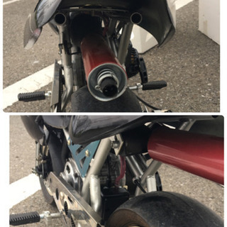 美品 展示品 ポケットバイク ポケバイ 47cc 試乗試験で3回程作動させて