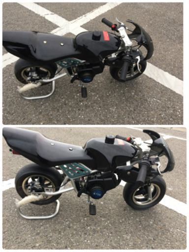 美品　展示品　ポケットバイク　ポケバイ　47cc 試乗試験で3回程作動させてます