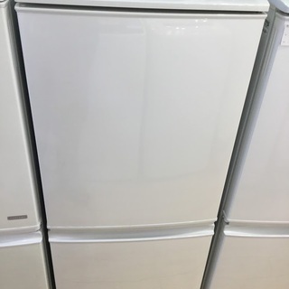 安心6ヶ月保証付】SHARP 2ﾄﾞｱ冷蔵庫 SJ-D14B-W 2016年製【ﾄﾚﾌｧｸ