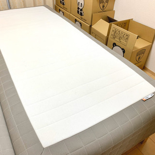 【受付終了】シングルベッド IKEA 脚付きマットレス