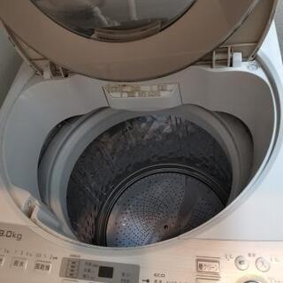 シャープ洗濯機9kg 2017年11月購入