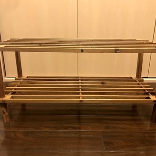 アジアン風オープンラック Mittan 等々力の収納家具 棚 シェルフ の中古あげます 譲ります ジモティーで不用品の処分