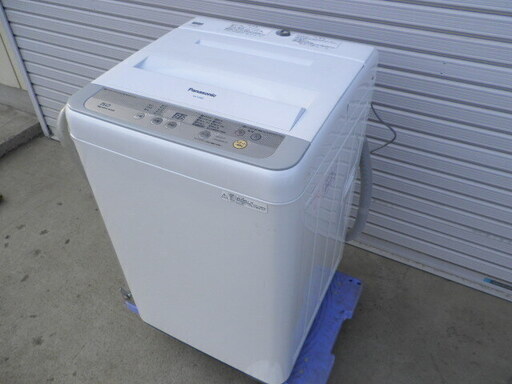 パナソニック全自動電気洗濯機 NA-F50B9 5㎏ ２０１６年 美品 無料配送 ...