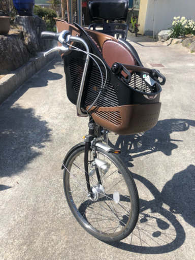 前後子供乗せ付き自転車