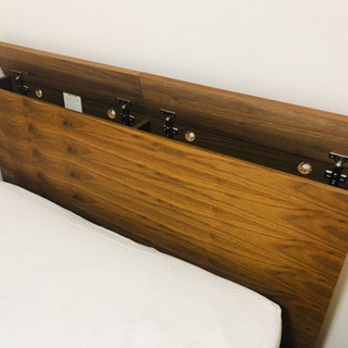 無印良品　収納ベッド　セミダブル　ウォールナット 収納ベッド・セミダブル・ウォールナット材 | 無印良品