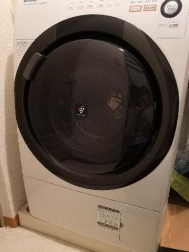 お取り引き決定m(_ _)mドラム型洗濯機　4月8日まで　プラズマクラスター　SHARP　ドラム式　6キロ