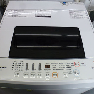 Hisense 4.5kg 2018年製 洗濯機 HW-E450...