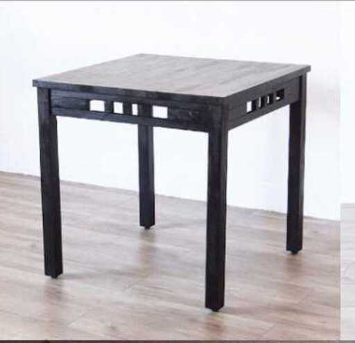 アジアン家具　エスニックダイニングテーブルセット　2人用3点セット　木製カフェ