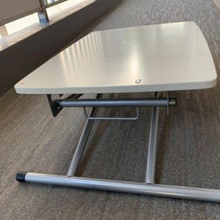 高さ調整可能⭐️ローテーブル⭐️スタイリッシュホワイト