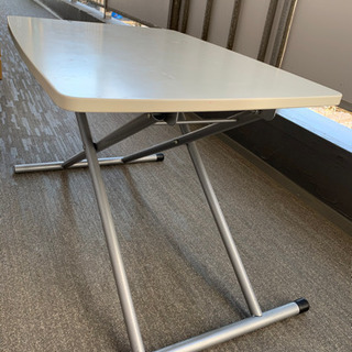 高さ調整可能⭐️ローテーブル⭐️スタイリッシュホワイト