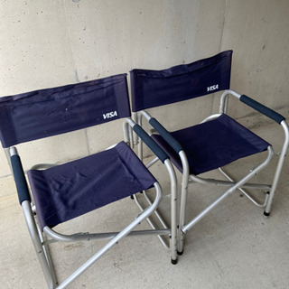 アウトドア　キャンプ　椅子　二脚セット