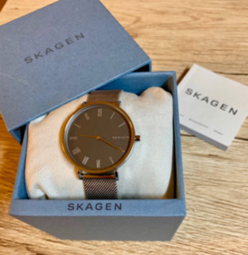 【完美品】SKAGEN 34mm 腕時計 男女可