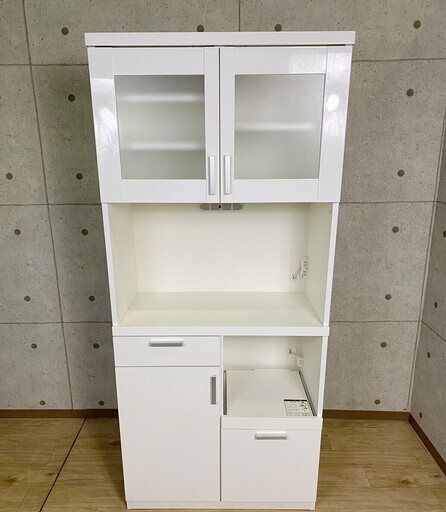 3*105 共和産業 食器棚 キッチン収納 キッチンボード レンジボード