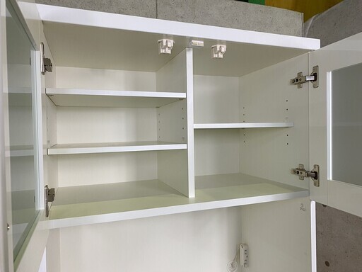 3*105 共和産業 食器棚 キッチン収納 キッチンボード レンジボード ...