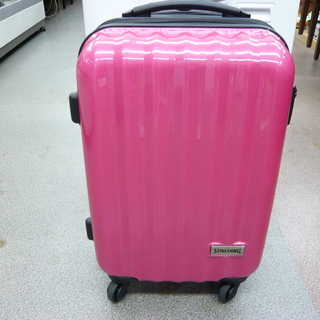 スーツケース 幅35㎝ 鍵なし キャリーバッグ ピンク 西岡店 