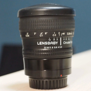 Lensbaby fisheye 5.8mm f3.5 お買い得品 魚眼レンズ