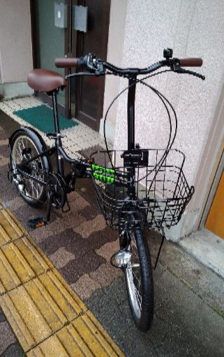 MIDI 20吋折り畳み自転車 外装6段/ブラック 【公式通販】