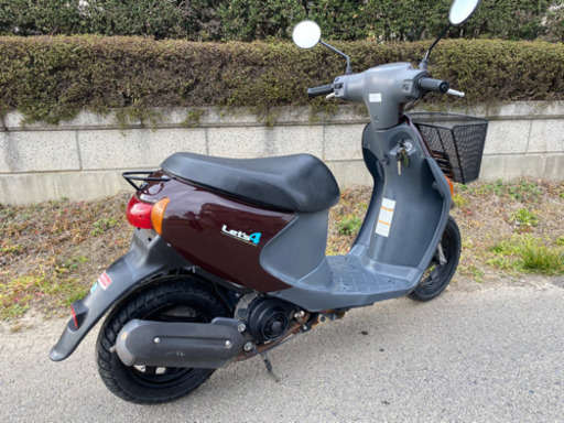 ☆レッツ4.紫☆前後タイヤ・バッテリーなど新品交換^_^色々整備