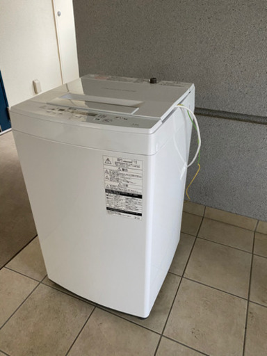 東芝2018年製　4.5キロ全自動洗濯機　AW-45MS(W)美品