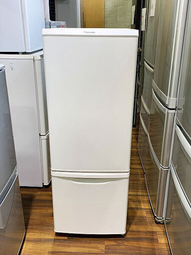 【苫小牧バナナ】2013年製 パナソニック/Panasonic 168L 冷蔵庫 右開き NR-B175W-W ホワイト系 １人暮らし向け 清掃済み