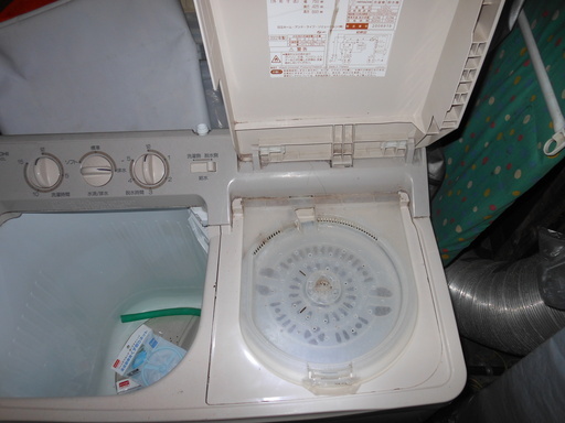 青空40 二層式洗濯機 日立 PS‐H40L　中古　完動品　一人暮らし　業務用　寮など