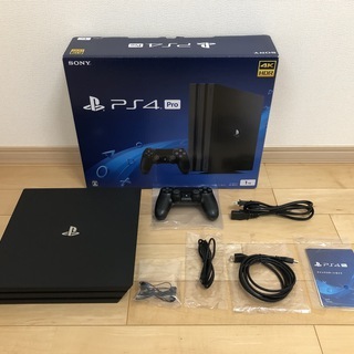 完売【手渡し・美品】PlayStation 4 Pro ジェット・ブラック 1TB ps4