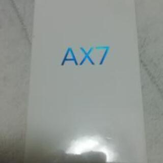 oppo オッポ ax7 シムフリー国内版　ブルー　青　64GB