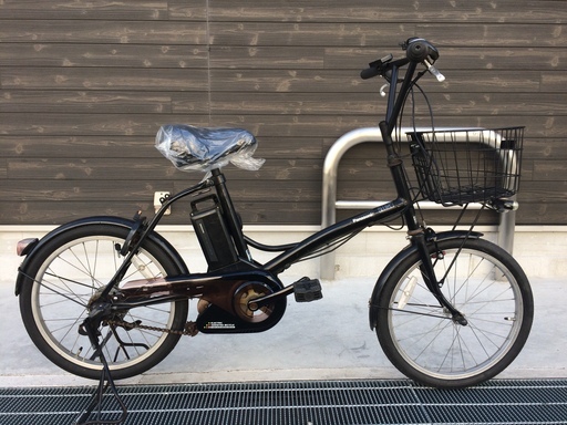 地域限定　パナソニック　シュガードロップ　新基準　6,6AH　20インチ　小径車　黒　パスシティX　グリッター　神戸市　電動自転車