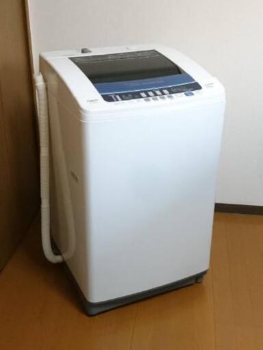 7キロ洗濯機◆ホワイト・ブルー◆2012年製◆保証付き◆配送設置無料!!