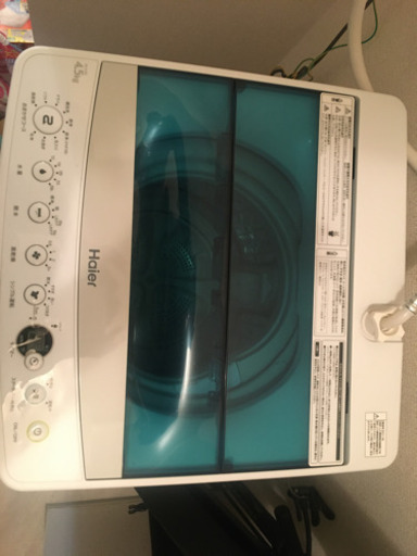 【値下げ】2017年式　洗濯機　4.5kg
