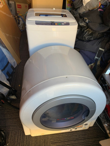 乾燥機 洗濯機 乾燥機スタンドセット まとめて 引き取り限定