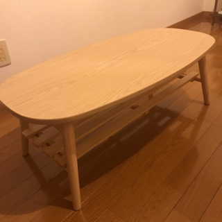 ニトリ  木製ローテーブル