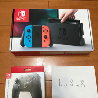 【動作確認済み】Nintendo Switch 本体・Proコン...